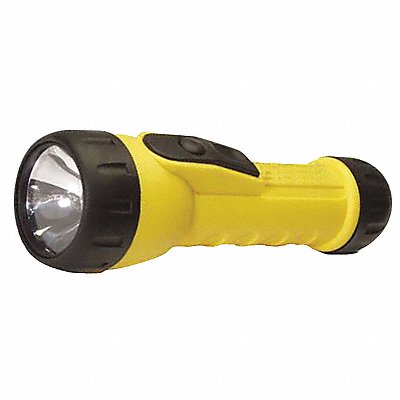 Handheld Flashlight Plastic Yellow 35lm