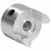 Jaw Coupling Hub 3/8 Aluminum