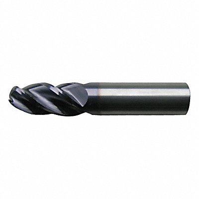 Ball End Mill Single End 1/8 Carbide