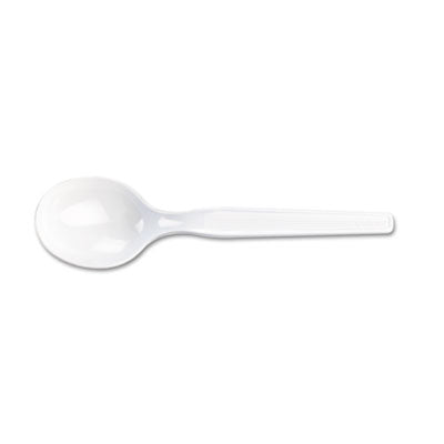 SPOON,SOUP, MED ,10BX,WHT