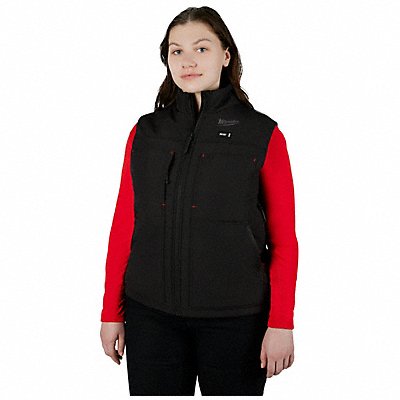 Heated Vest Polyester Black L