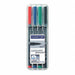 Marker Perm Lumocolor Fine PK4