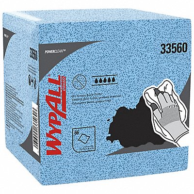 Dry Wipe 12-1/2 x 12 Blue PK8