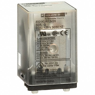 General Purpose Relay 120VAC Plug In