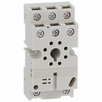 Relay socket 8 pin double tier