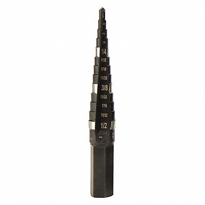 Step Drill Bit N.1 Double-Fluted