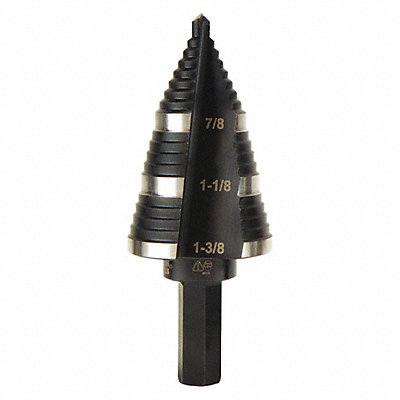 Step Drill Bit N.15 Double-Fluted