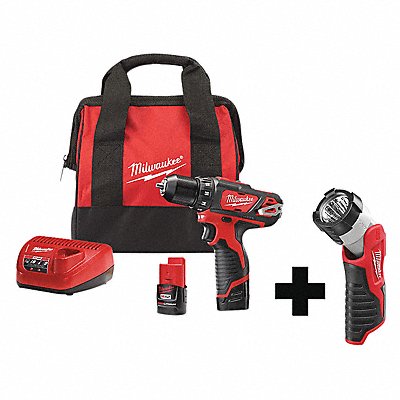 Drill Kit Cordless 1700 RPM 12V DC