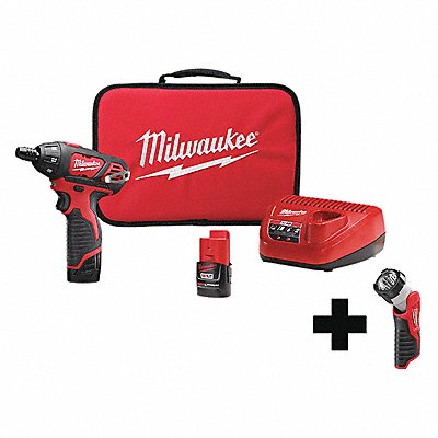 Screwdriver Kit Cordless 12V DC 500 RPM