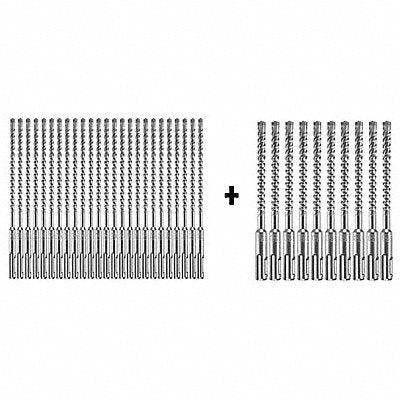 Hammer Drill Bit SDS Plus 1/4 x4 PK25