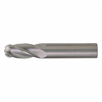 Ball End Mill Single End 9/16 Carbide