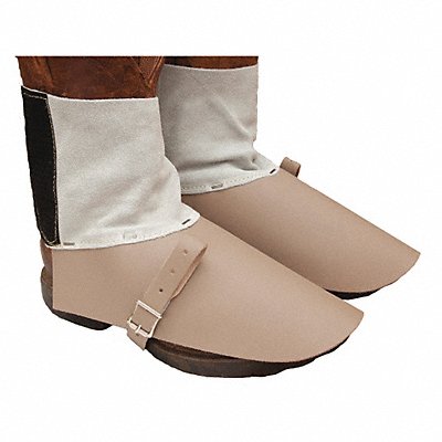 Split Leather Shoe Spat Color Pearl PR