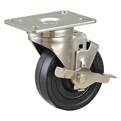 NSF-Listed Plate Caster Swivel 200 lb.