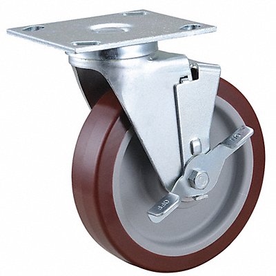 NSF-Listed Plate Caster Swivel 450 lb.