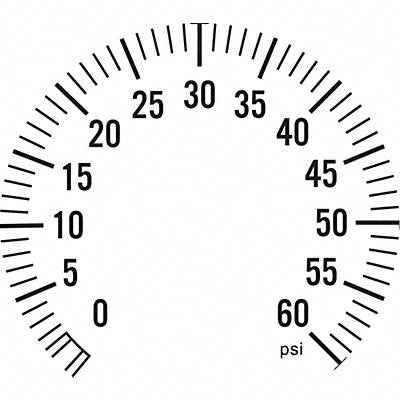 K4200 Gauge Pressure 0-60 psi 1.5Percent 304SS