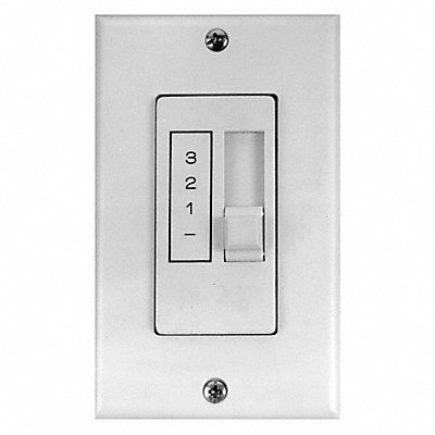 Noiseless Motor Speed Cntrl 4-1/4 L Whte