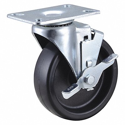 NSF-Listed Plate Caster Swivel 350 lb.