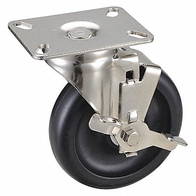 NSF-Listed Plate Caster Swivel 450 lb.