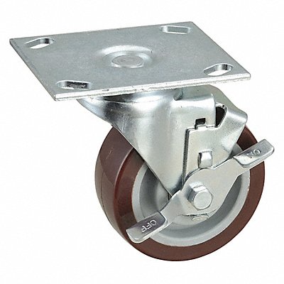 NSF-Listed Plate Caster Swivel 375 lb.