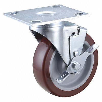 NSF-Listed Plate Caster Swivel 450 lb.