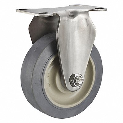 NSF-Listed Plate Caster Rigid 300 lb.