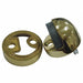 Dome Door Stop Floor-Mount Brass