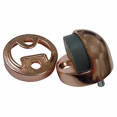 Dome Door Stop Floor-Mount Satin Bronze