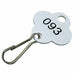 Key Tag Numbered 1 to 100 PK100