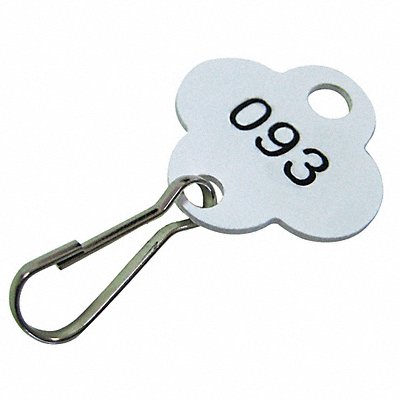Key Tag Numbered 101 to 200 PK100