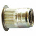 Rivet Nut Knurled Steel Zinc Yellow PK25