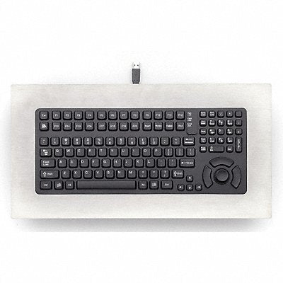 Keyboard Stainless Steel Panel Mount USB