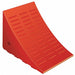 Wheel Chock 8-1/4 In H Urethane Orange