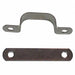 Tube Clamp Two-Hole w/Backplate SS PK25