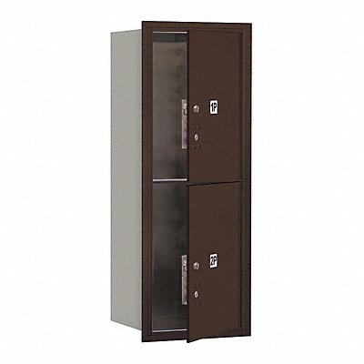 Horiz Mailbox PL5 2Dr Bz FL 37-1/2in