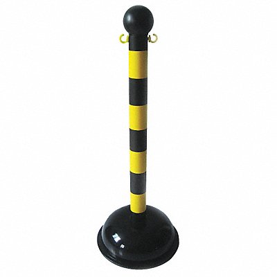 Post Warning 41 In H Black/Yellow