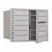 Horiz Mailbox USPS 10Dr Alum FL 23-1/2in