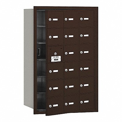 Horiz Mailbox USPS 18Dr Bz FL 35-1/4in