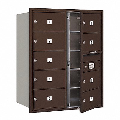 Horiz Mailbox MB2 9Dr Bz FL 37-1/2in