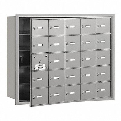 Horiz Mailbox USPS 25Dr Alum FL 29-3/4in