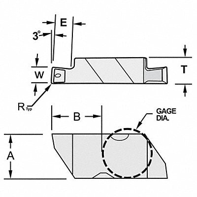 Grooving/Parting Insert Carbide