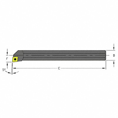 Indexable Boring Bar 1.7300 HSS