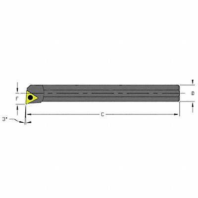 Indexable Boring Bar 5/16 HSS