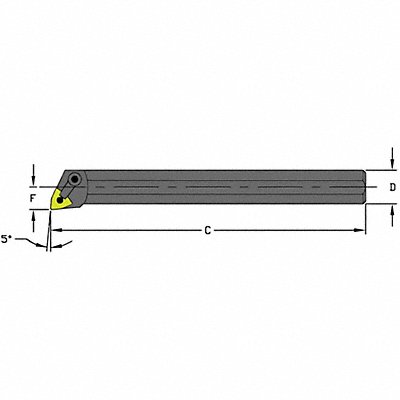 Indexable Boring Bar 0.9200 HSS