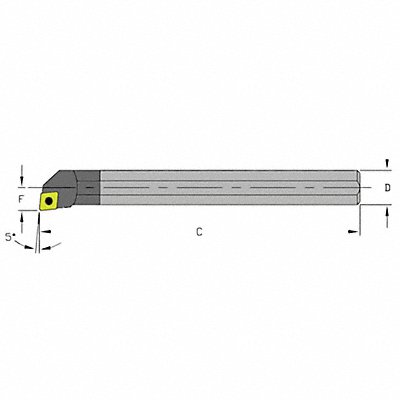 Indexable Boring Bar 0.4600 Carbide