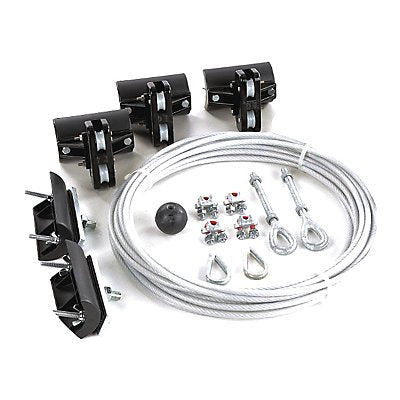 Festoon System Kit 1/4 In Rope L 20 Ft