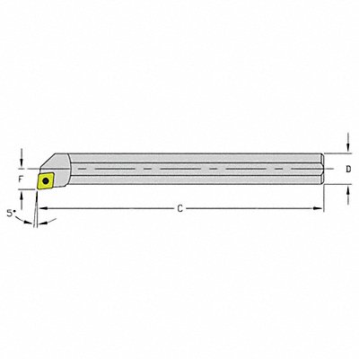 Indexable Boring Bar 0.2750 Heavy Metal