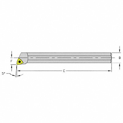 Indexable Boring Bar 0.7600 Heavy Metal