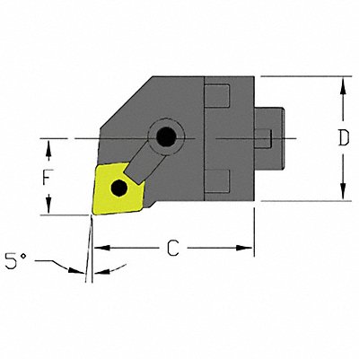 Indexable Cutting Head CNMG 2.9800 