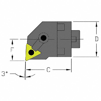 Indexable Cutting Head TNMG 2.0100 