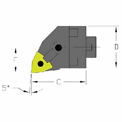 Indexable Cutting Head WNMG 2.0100 